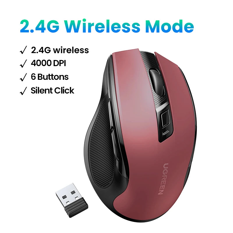 UGREEN Bluetooth & 2.4G Wireless  Mouse