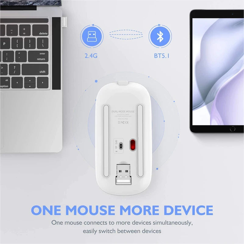 MissionFit Rechargeable LED Wireless Mouse