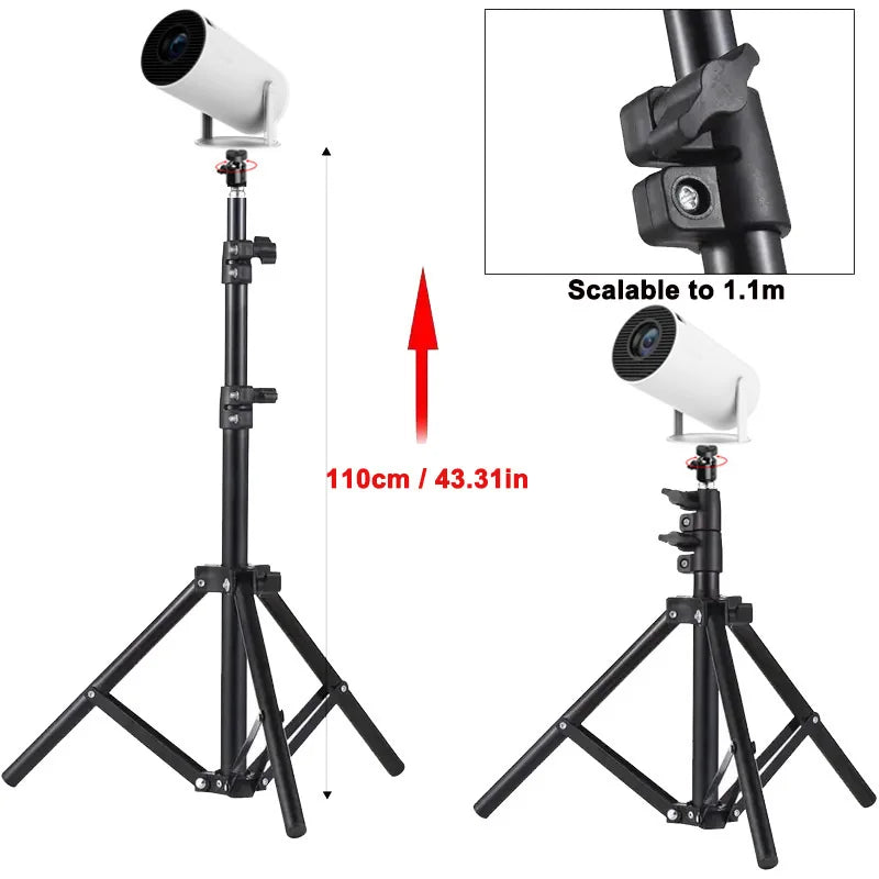DITONG 110cm Universal Portable Bracket Tripod Stand Mount for magcubic HY320mini projector