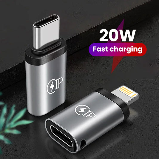 USB Cable Converter Lightning To USB C Adapter  for IPhone, Huawei, Xiaomi, Samsung