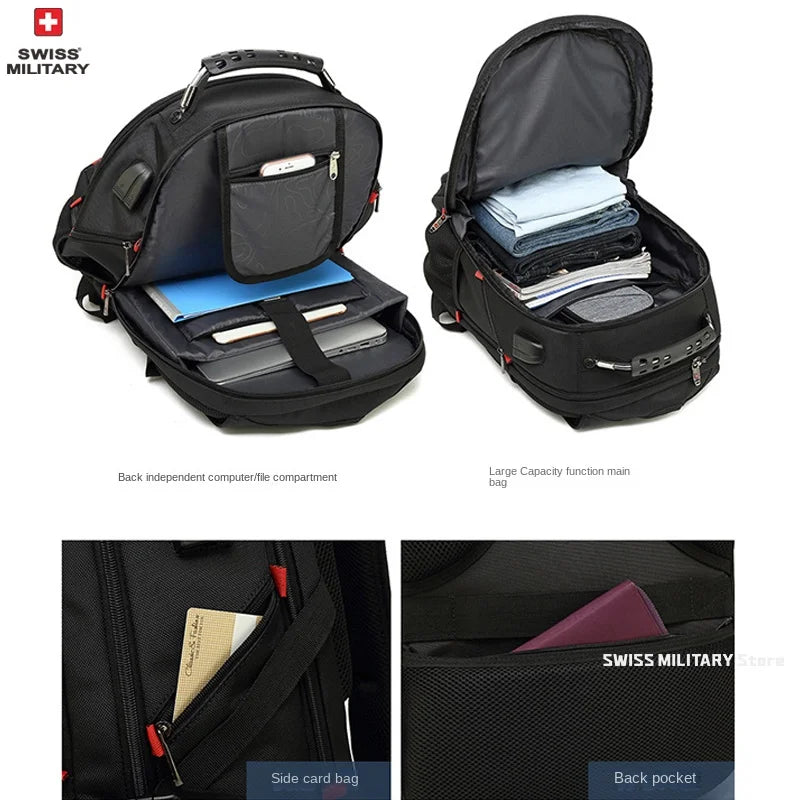 SWISS MILITARY 17" Waterproof Laptop Backpack.