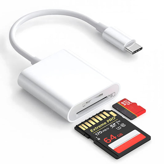 USB Type C SD TF Memory Card Reader