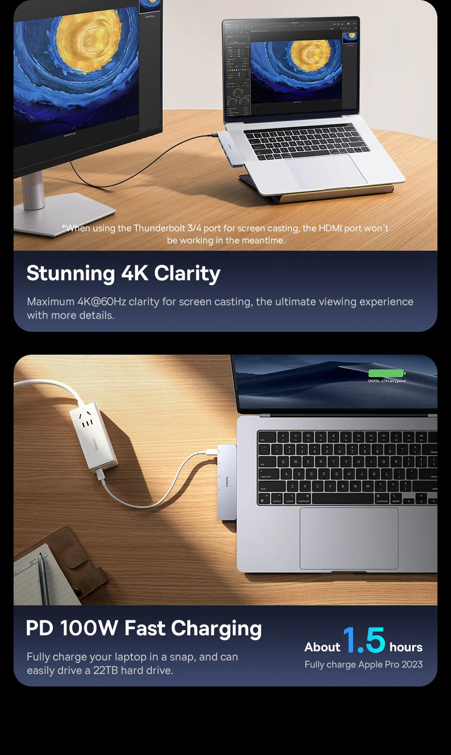 Baseus Dual USB-C Hub
