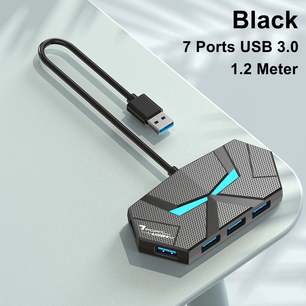 Kebidumei 7 Ports USB 3.0 HUB