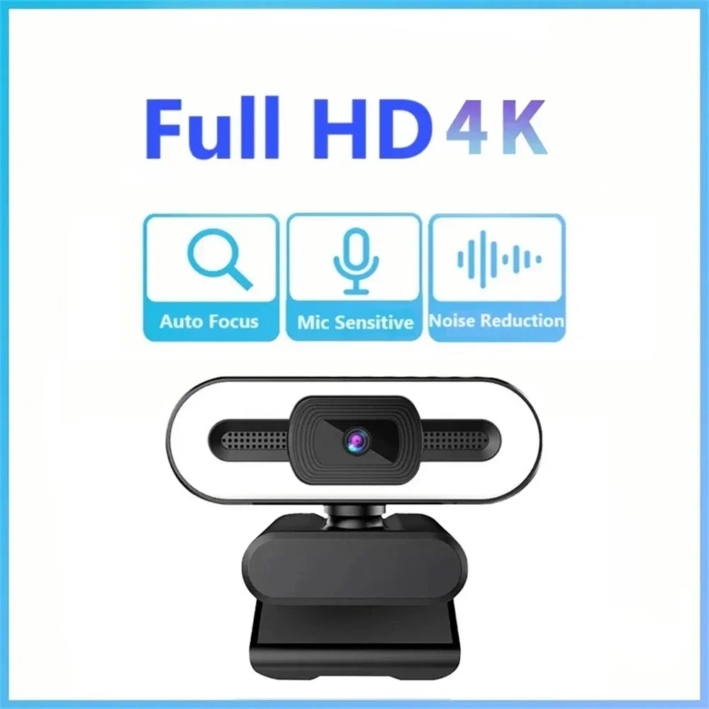 Portable Full HD 1080P 2K 4K Webcam