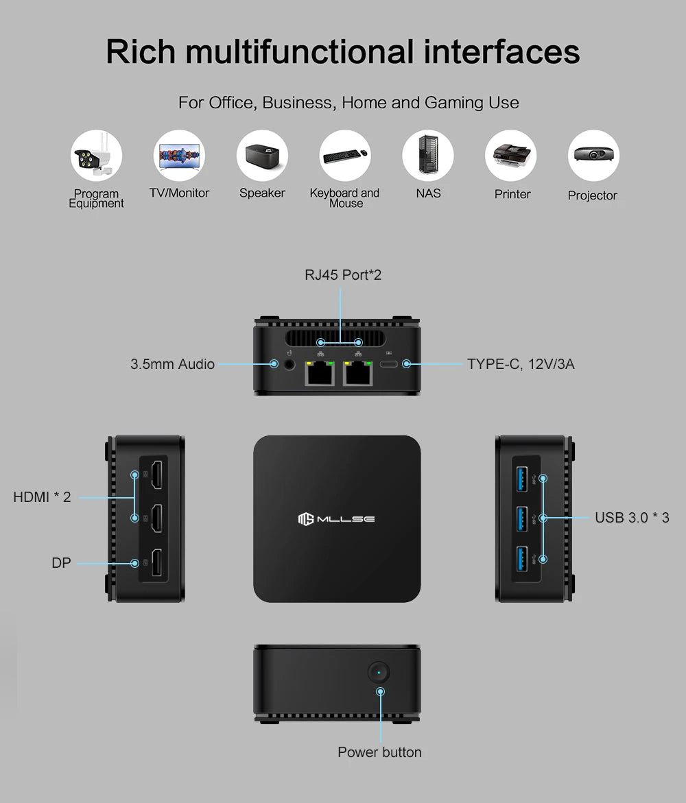 MLLSE G2 Mini PC Windows 11