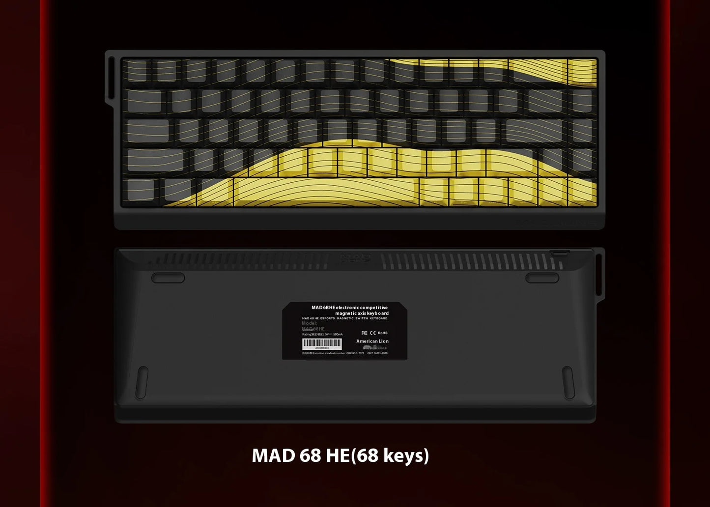 JIMITU MADLIONS MAD 60/68HE Magnetic Switch Keyboard