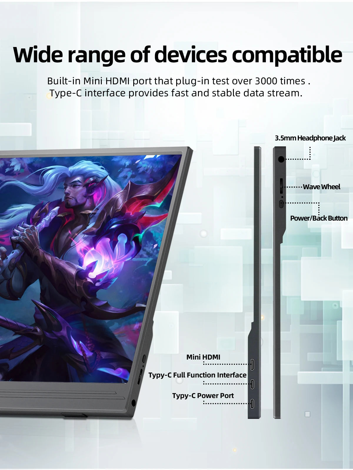 ZSUS 15.6-Inch Portable Monitor