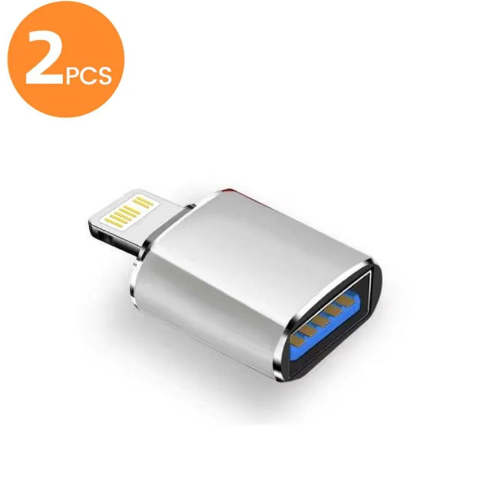 USB 3.0 OTG Adapter for IPhone 14 13 12 11 Pro XS Max XR X 8 Plus 7 6s IPad