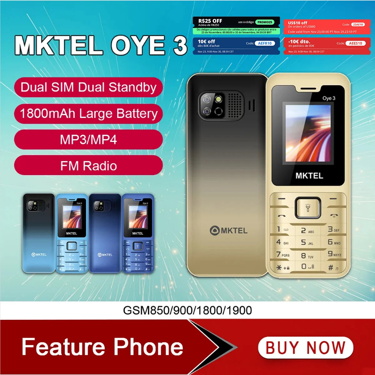 MKTEL OYE 3 Feature Phone