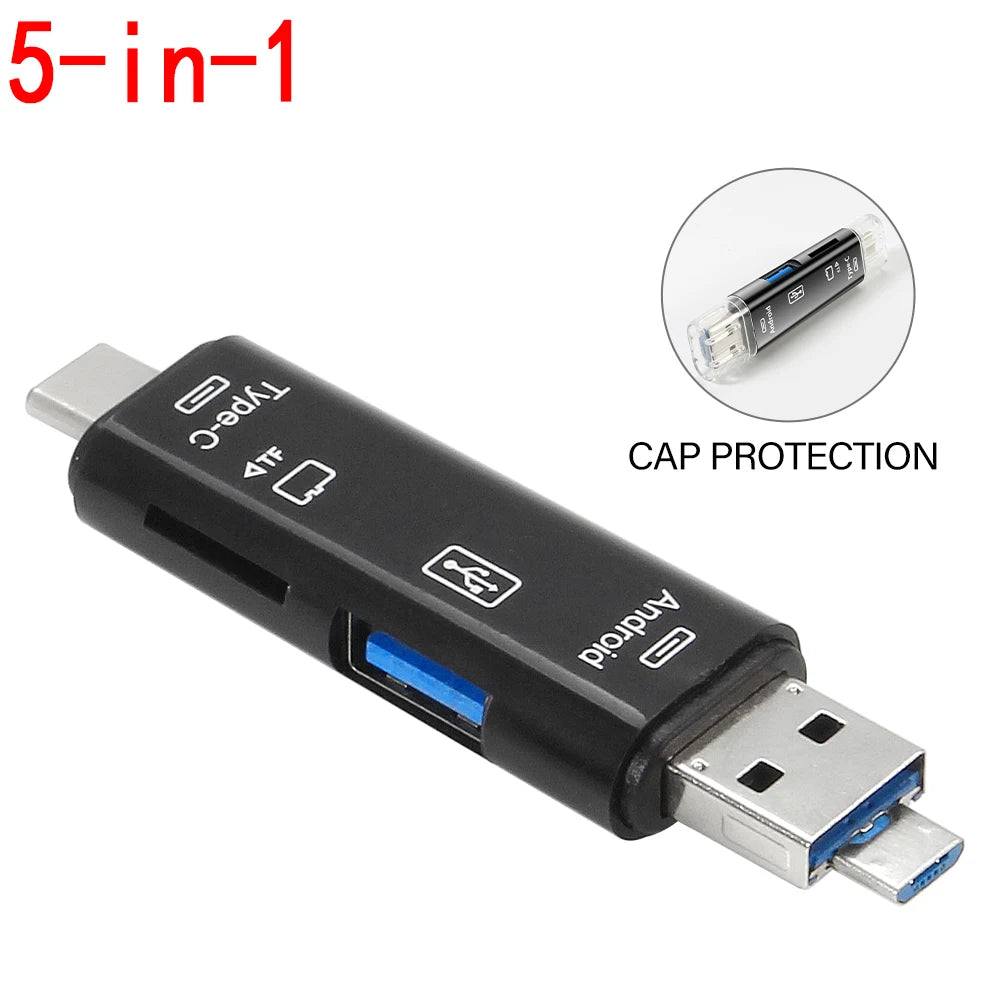 JASTER 6 In 1 Multifunction USB 3.0 Card Reader