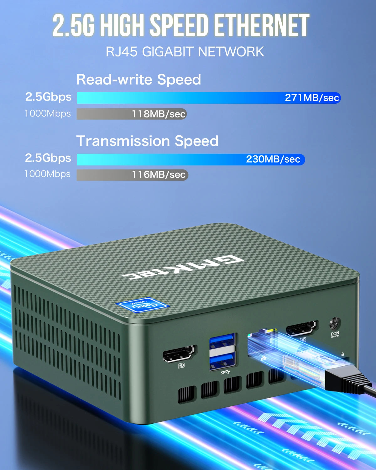 GMKtec G3 Mini PC Intel Alder Lake N100 Windows 11 Pro