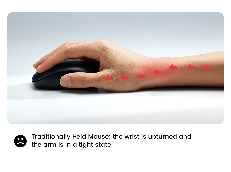 UGREEN Vertical Mouse Wireless Bluetooth 5.0  for MacBook Tablet Laptops Computer PC Mice