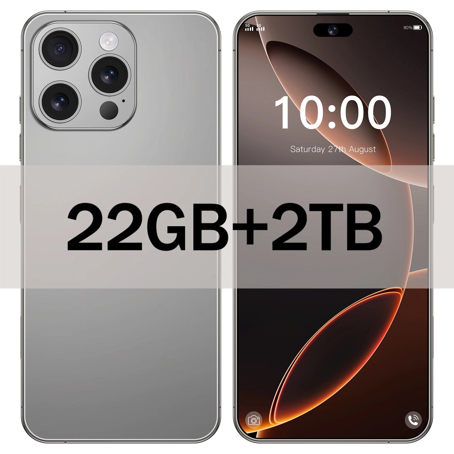 Global Version 5G Android 14 Unlocked Phone