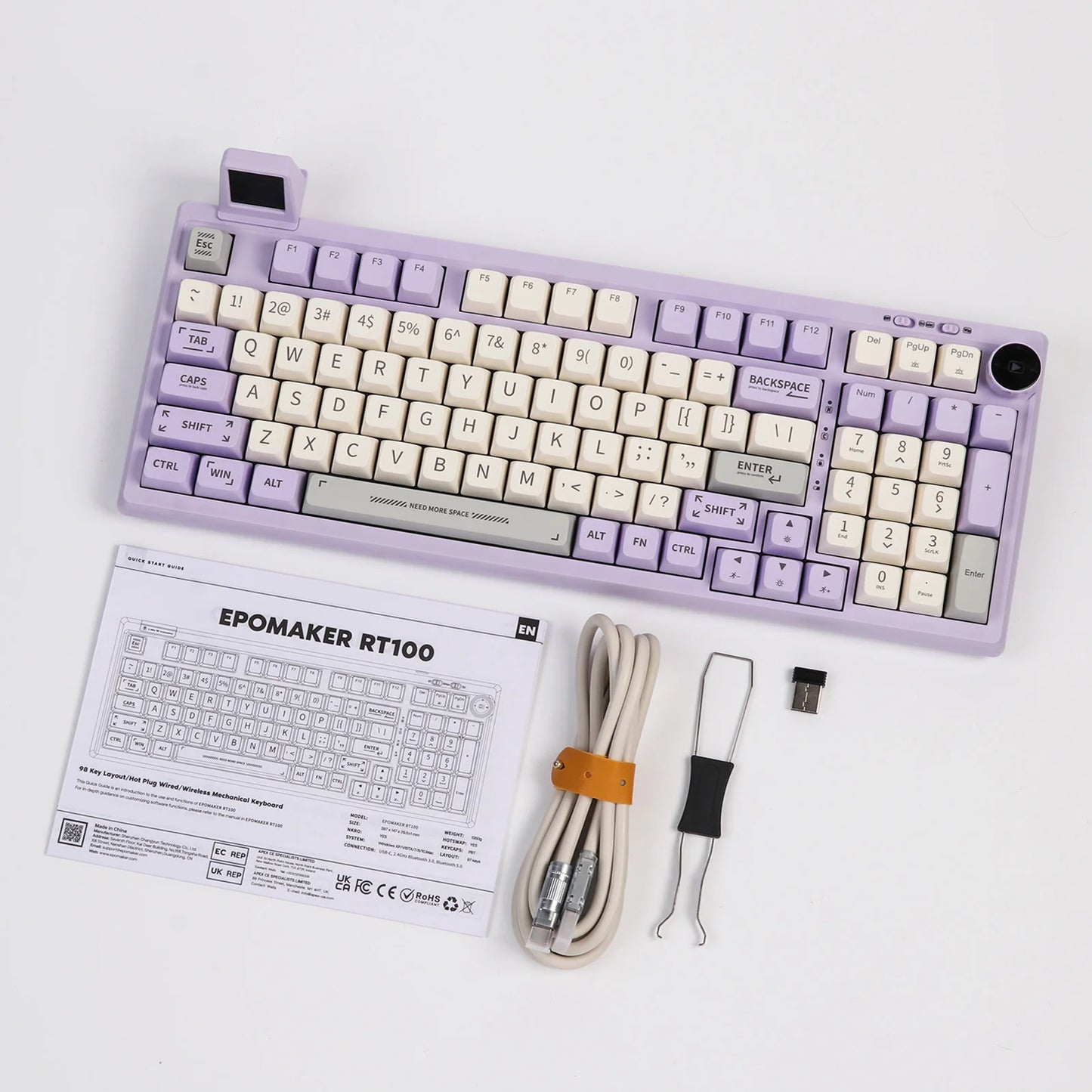EPOMAKER RT100 97key  Wireless/Wired Mechanical Keyboard
