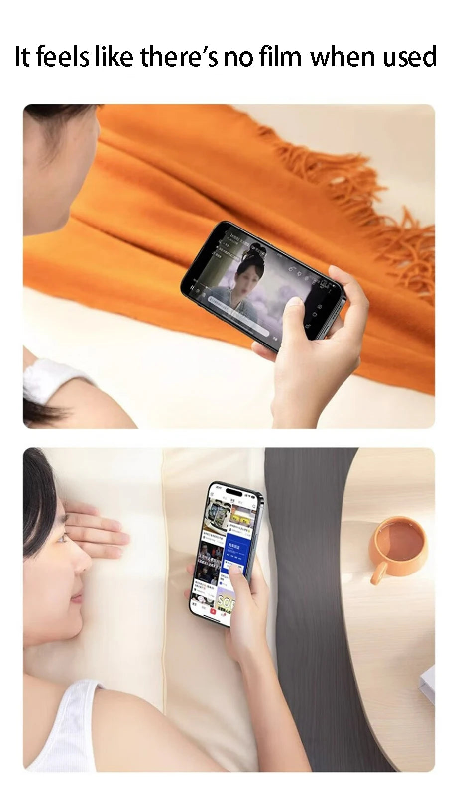 4Pcs Tempered Glass Screen Protector For iPhone