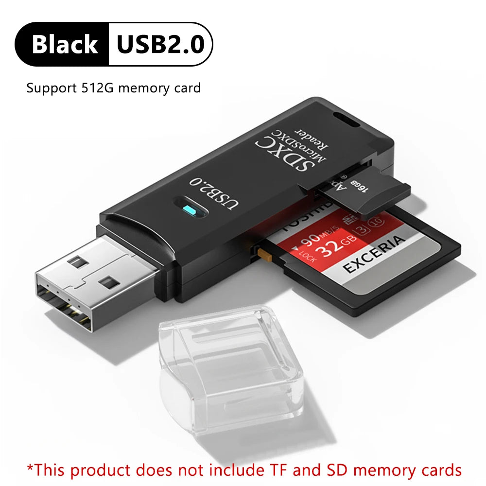 elough 2 in 1 USB 3.0 Card Reader