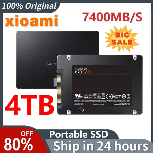Vesmatity 4TB SSD External Hard Disk For Internal Hard Drive