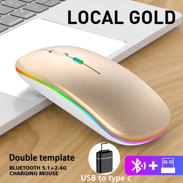 MissionFit Rechargeable LED Wireless Mouse