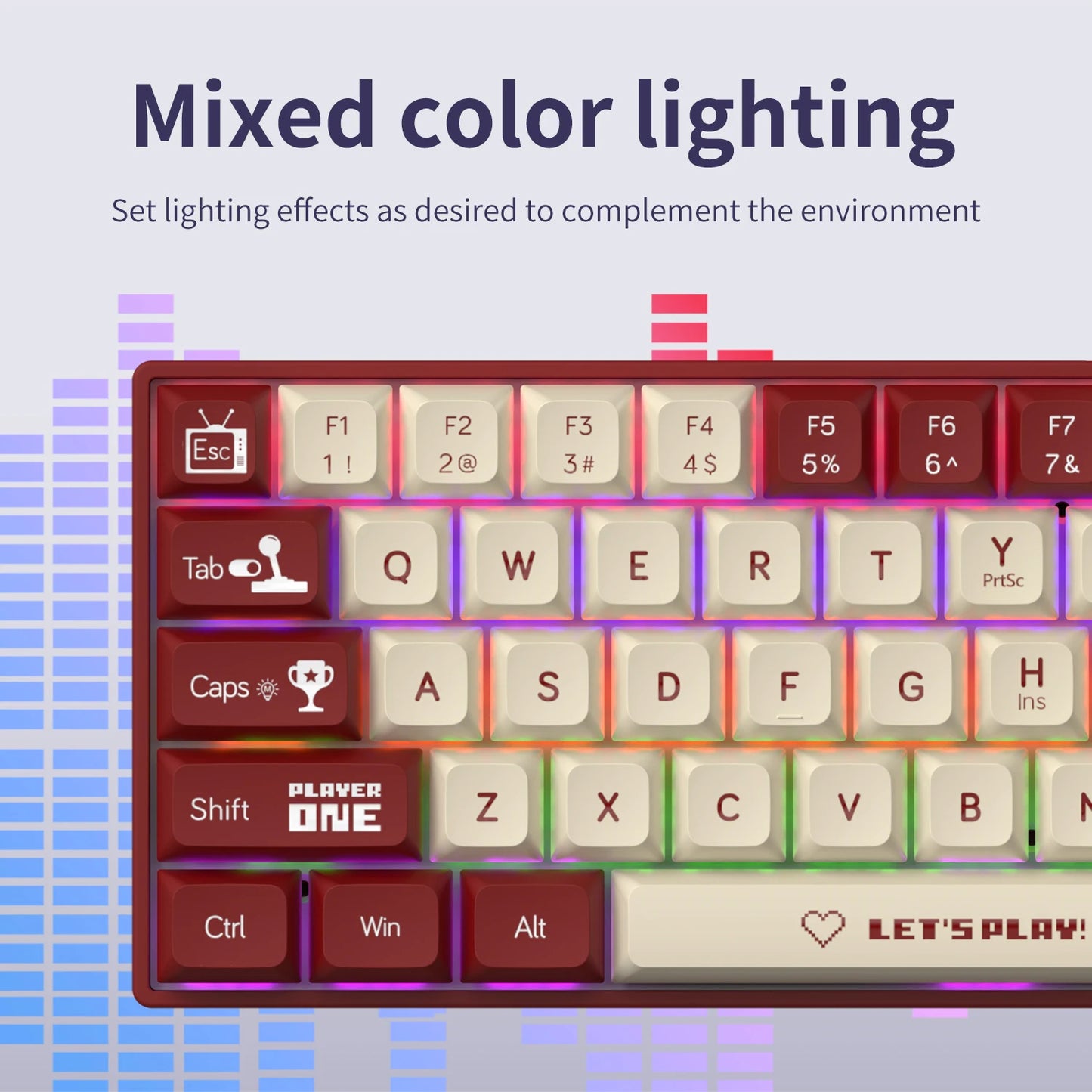 AJAZZ AK680 Mechanical  Wireless Bluetooth Keyboard