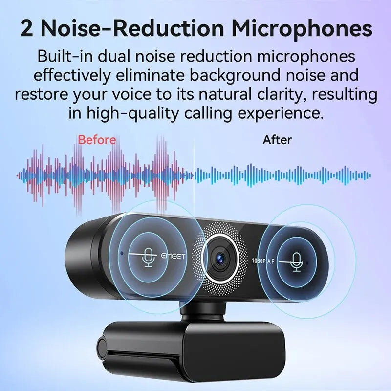 EMEET C60E 4K/2K Autofocus Webcam