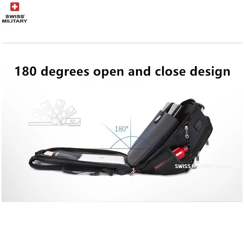 SWISS MILITARY 17" Waterproof Laptop Backpack.