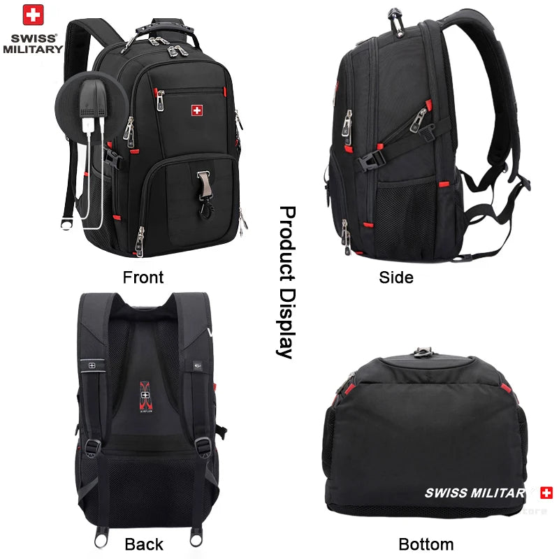 SWISS MILITARY 17" Waterproof Laptop Backpack.