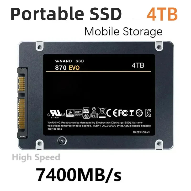 Vesmatity 4TB SSD External Hard Disk For Internal Hard Drive