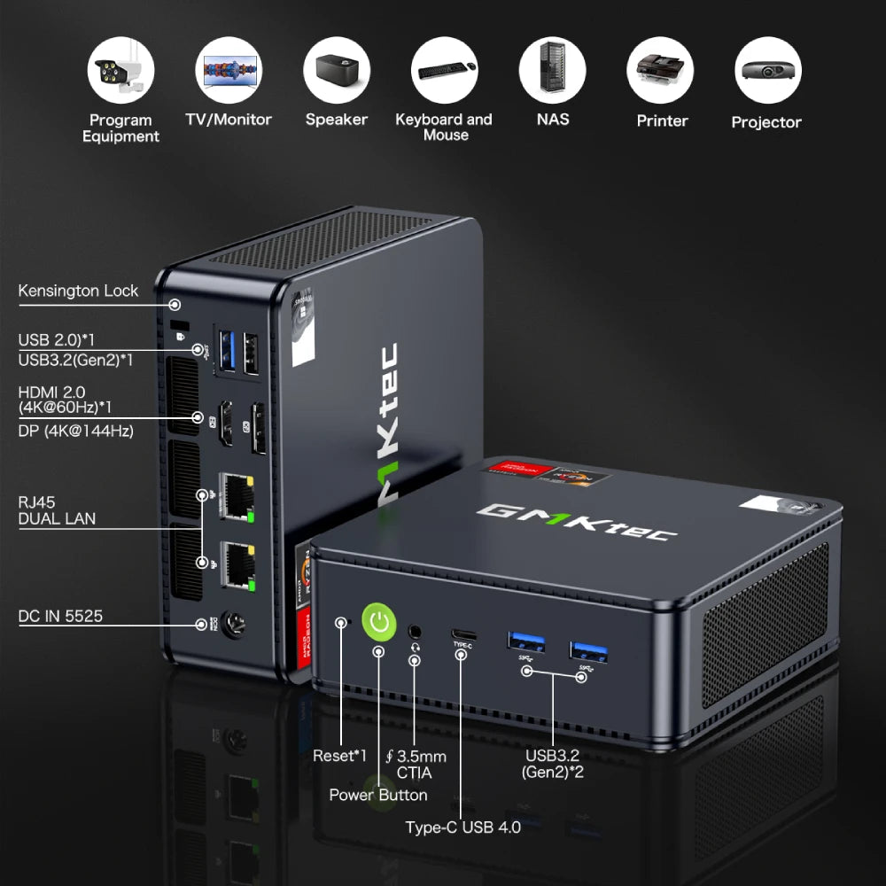 GMKtec M6 Mini PC Desktop Computer