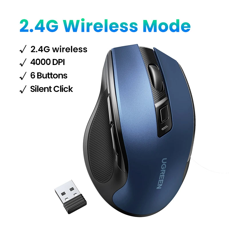 UGREEN Bluetooth & 2.4G Wireless  Mouse