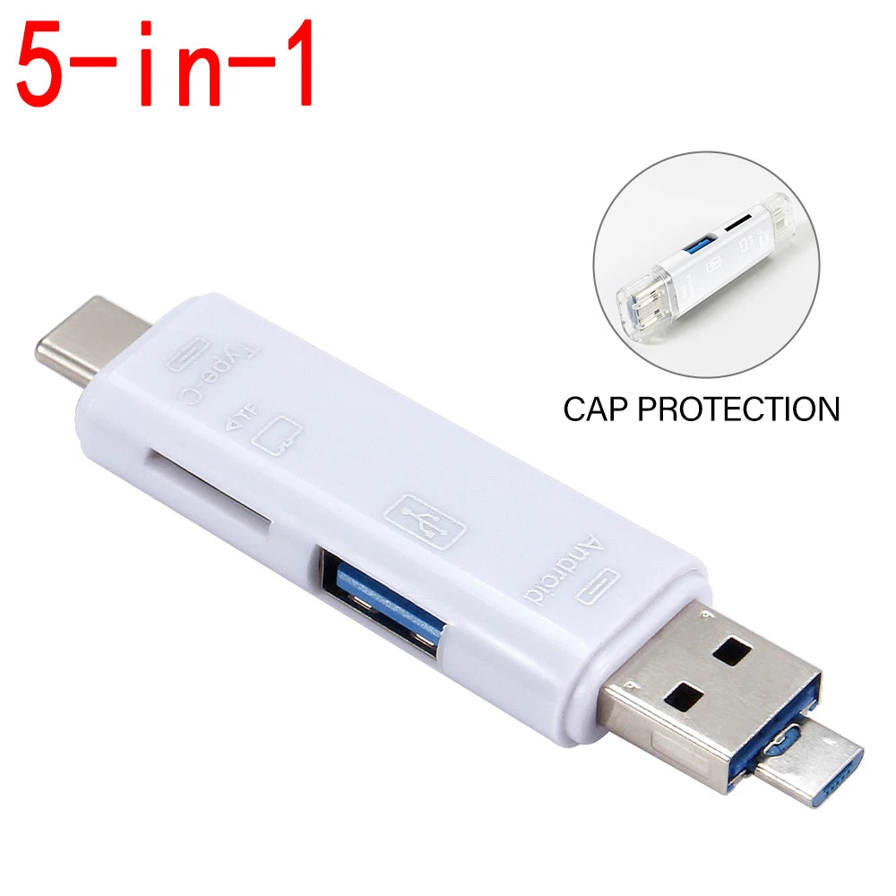 JASTER 6 In 1 Multifunction USB 3.0 Card Reader