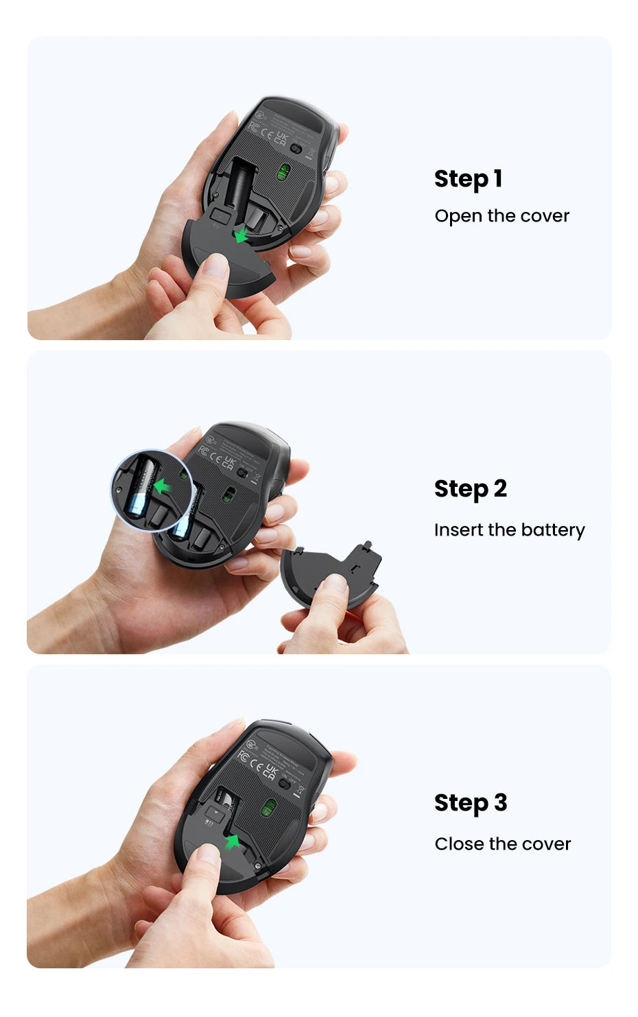 UGREEN Bluetooth & 2.4G Wireless  Mouse