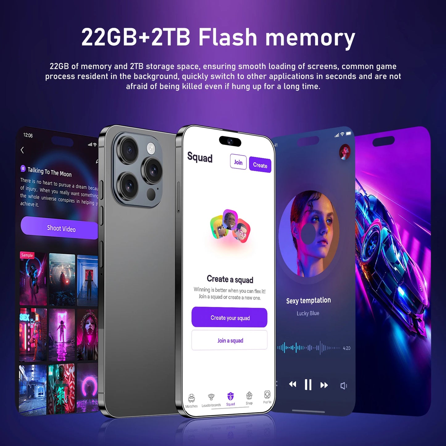 Global Version 5G Android 14 Unlocked Phone