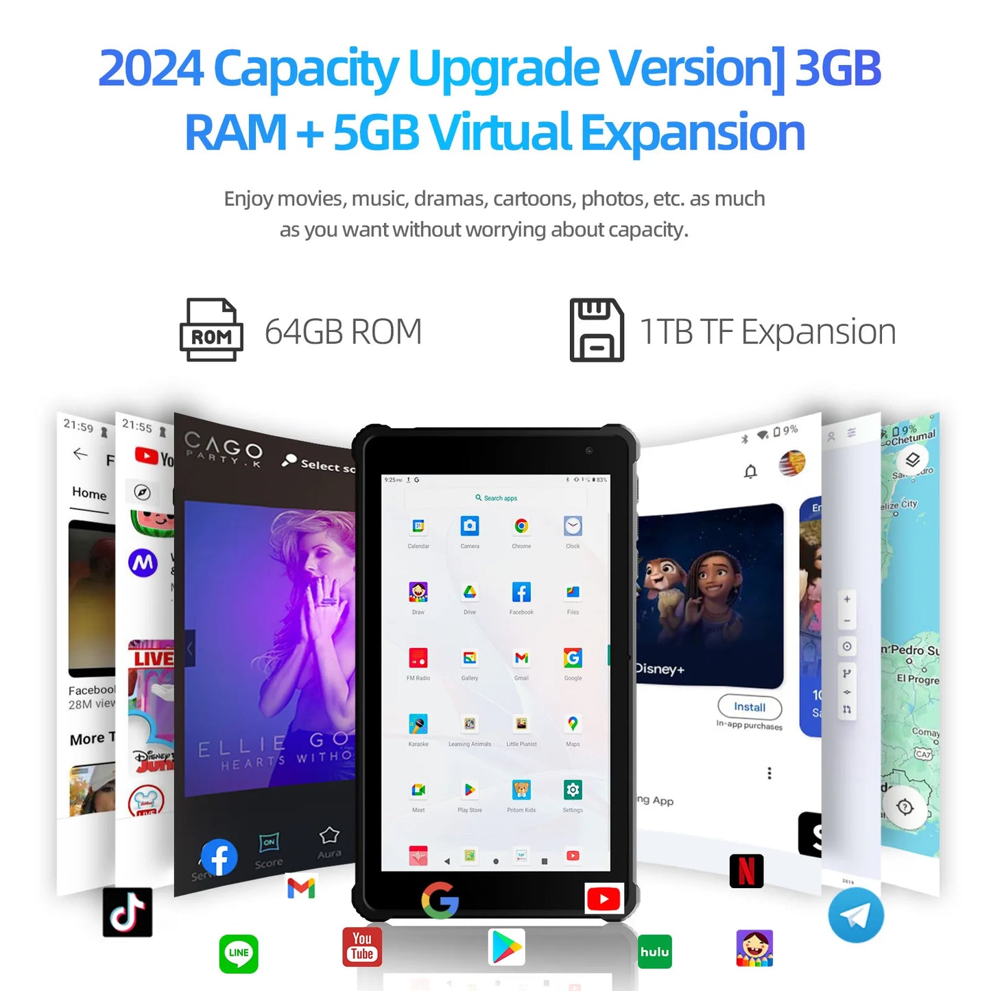 PRITOM Tablet 7" Android 14