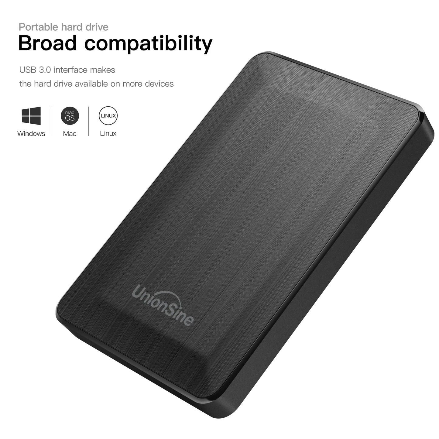 UnionSine HDD 2.5 Inch Portable External Hard Drive