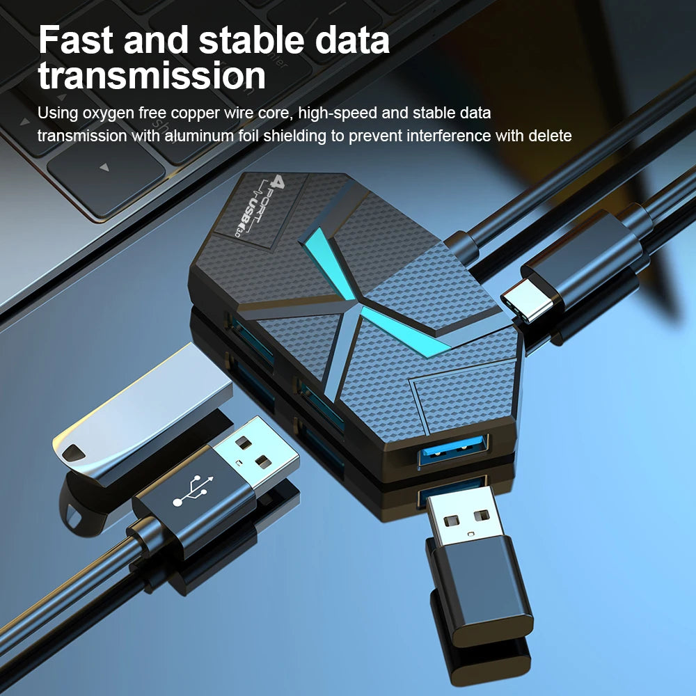 Kebidumei 7 Ports USB 3.0 HUB