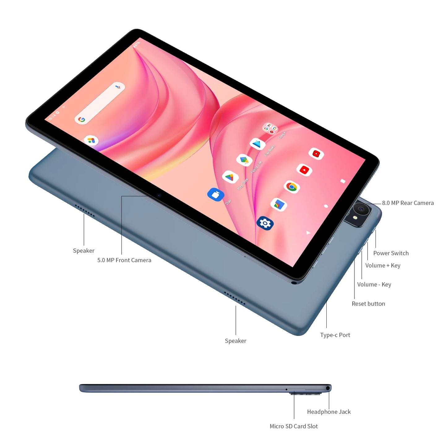VASOUN Android 14 Tablet