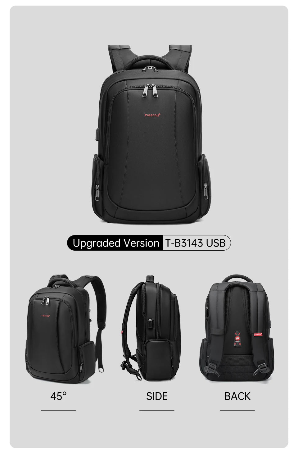 Tigernu Laptop Backpack Bags For Men