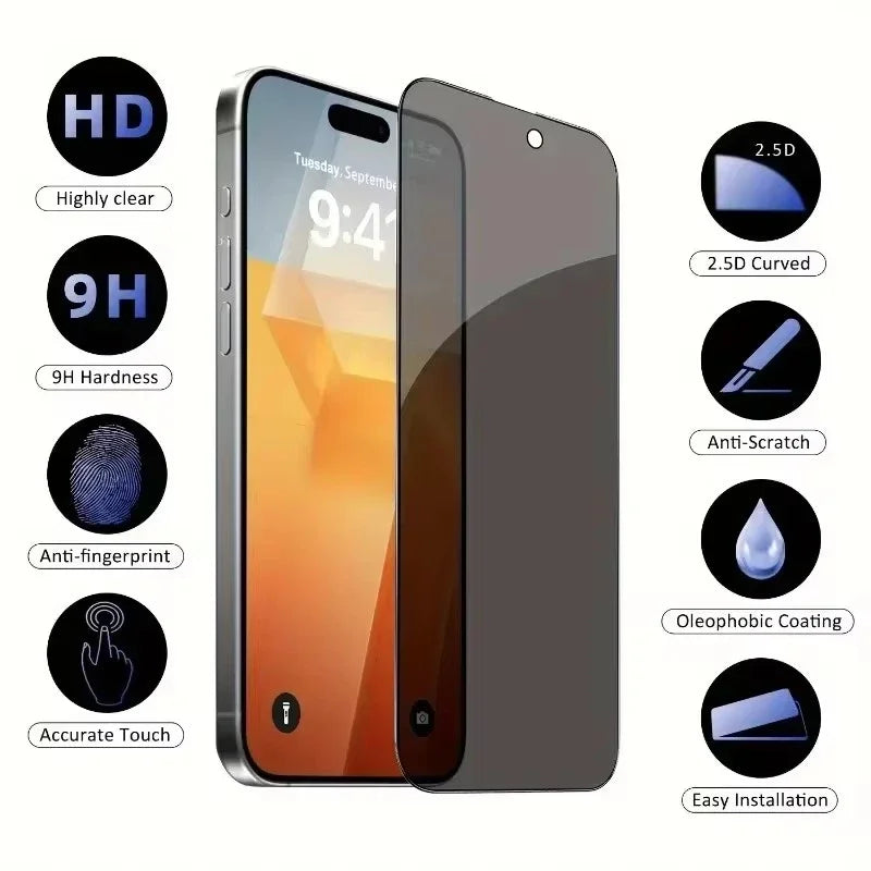 Full Cover Privacy Screen Protector For iPhone