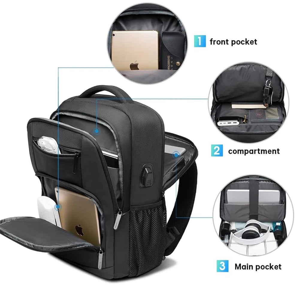 BANGE Travel Waterproof Laptop Backpack Bag.