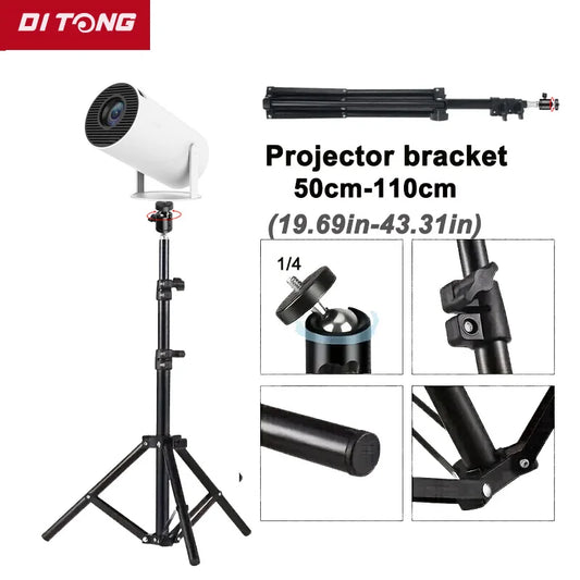 DITONG 110cm Universal Portable Bracket Tripod Stand Mount for magcubic HY320mini projector