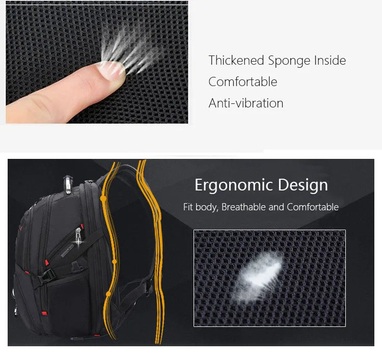 SWISS-Multifunctional Durable Laptop Backpack bags.