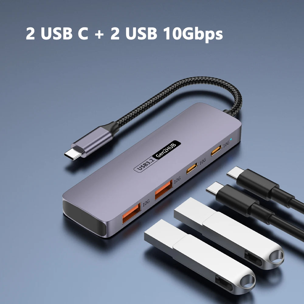 YUCUN 10Gbps USB3.2 Gen2 HUB