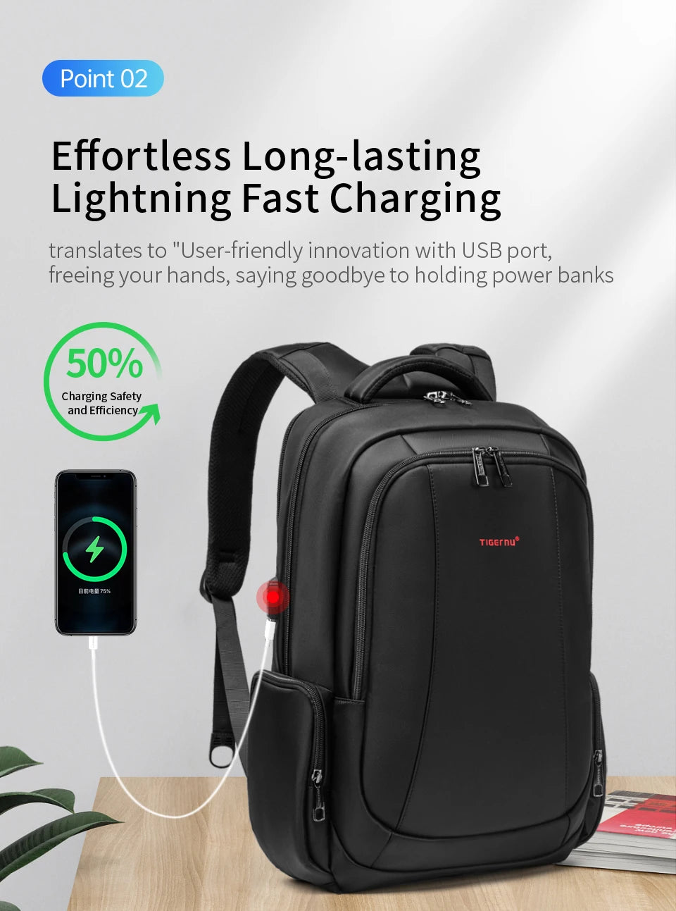 Tigernu Laptop Backpack Bags For Men