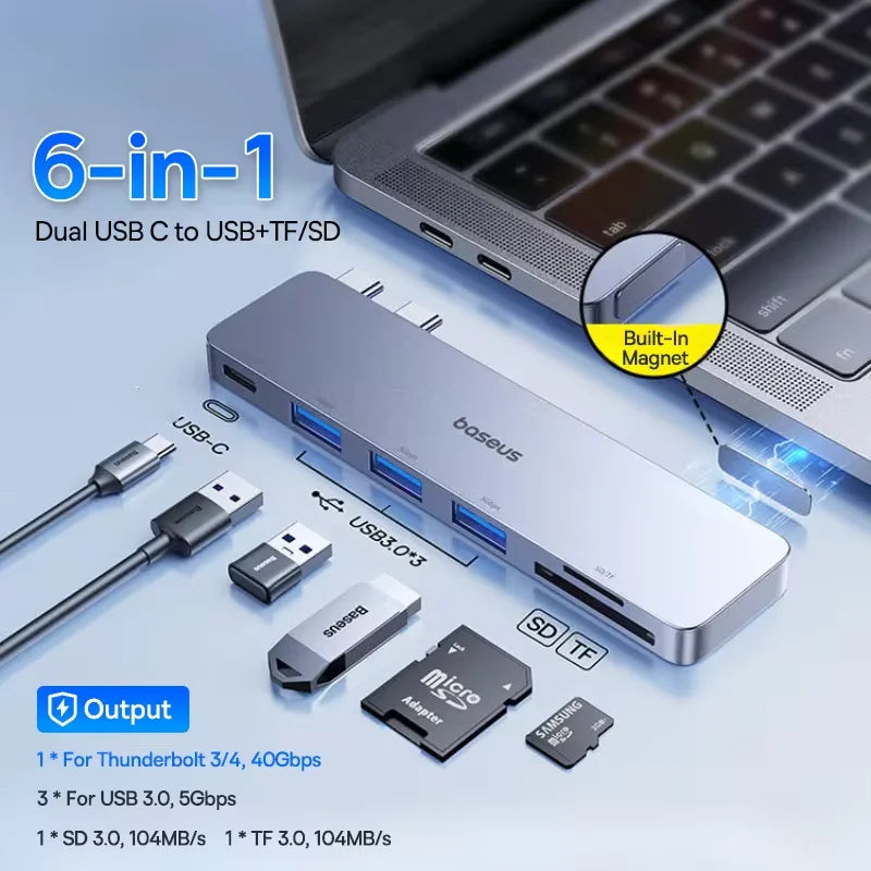 Baseus Dual USB-C Hub