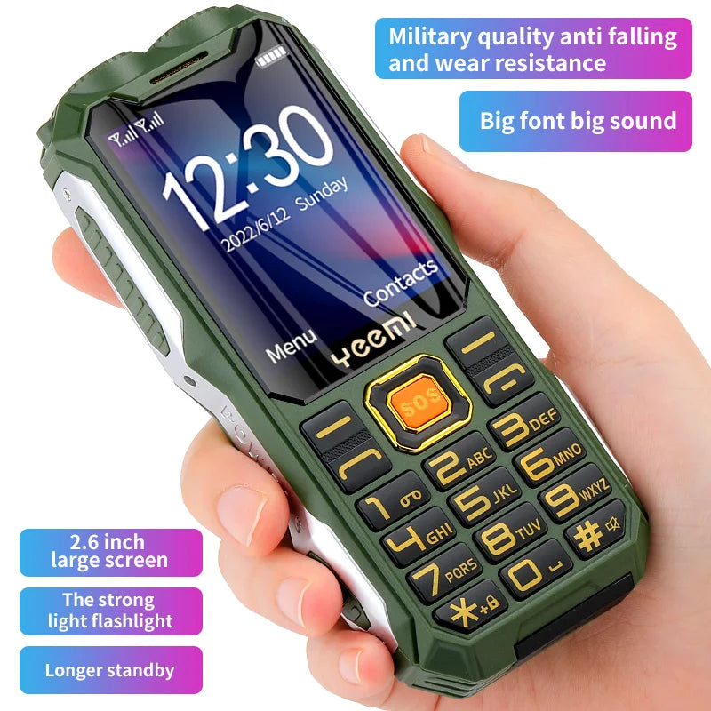 Q8 GSM 2G Rugged Mobile Phone