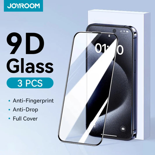 Joyroom 1/2/3pcs HD Glass Screen Protector for all Iphone
