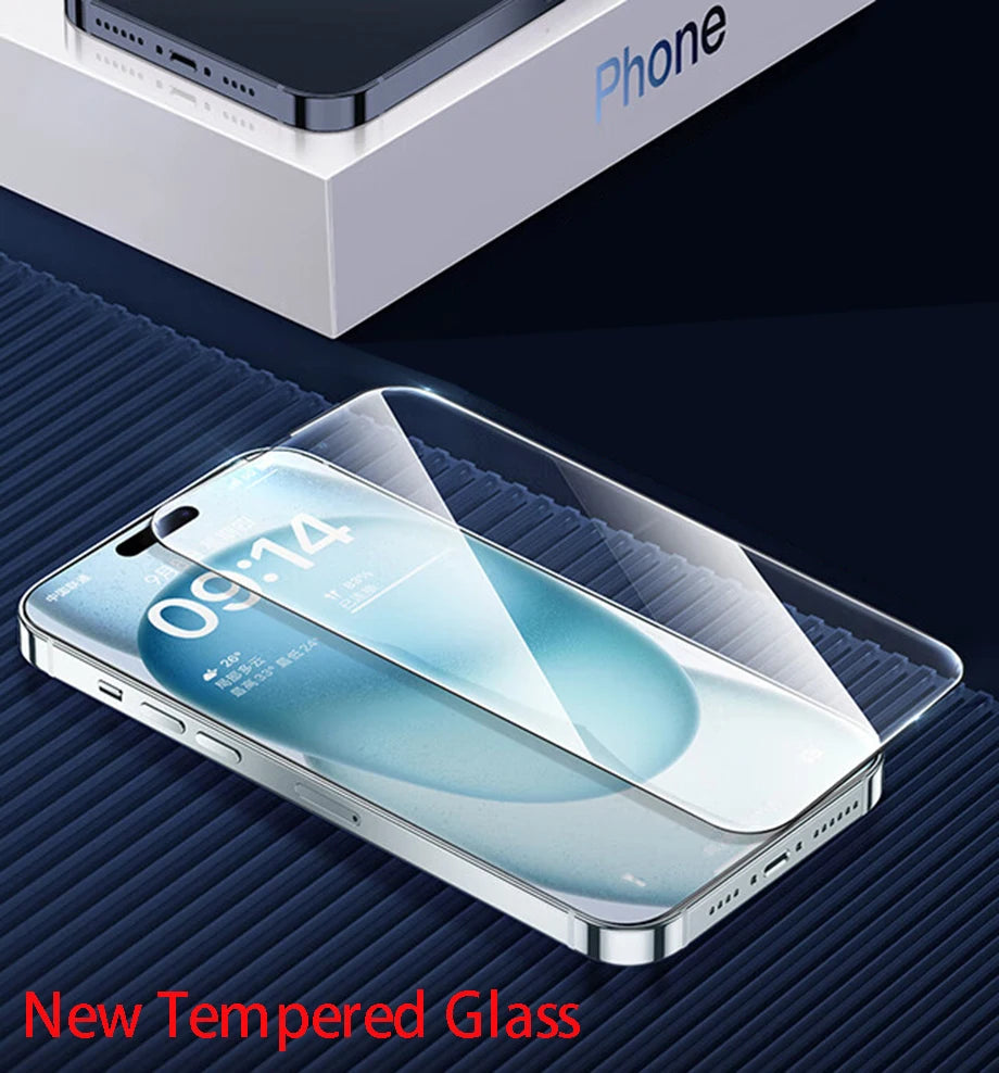 4Pcs Tempered Glass Screen Protector For iPhone