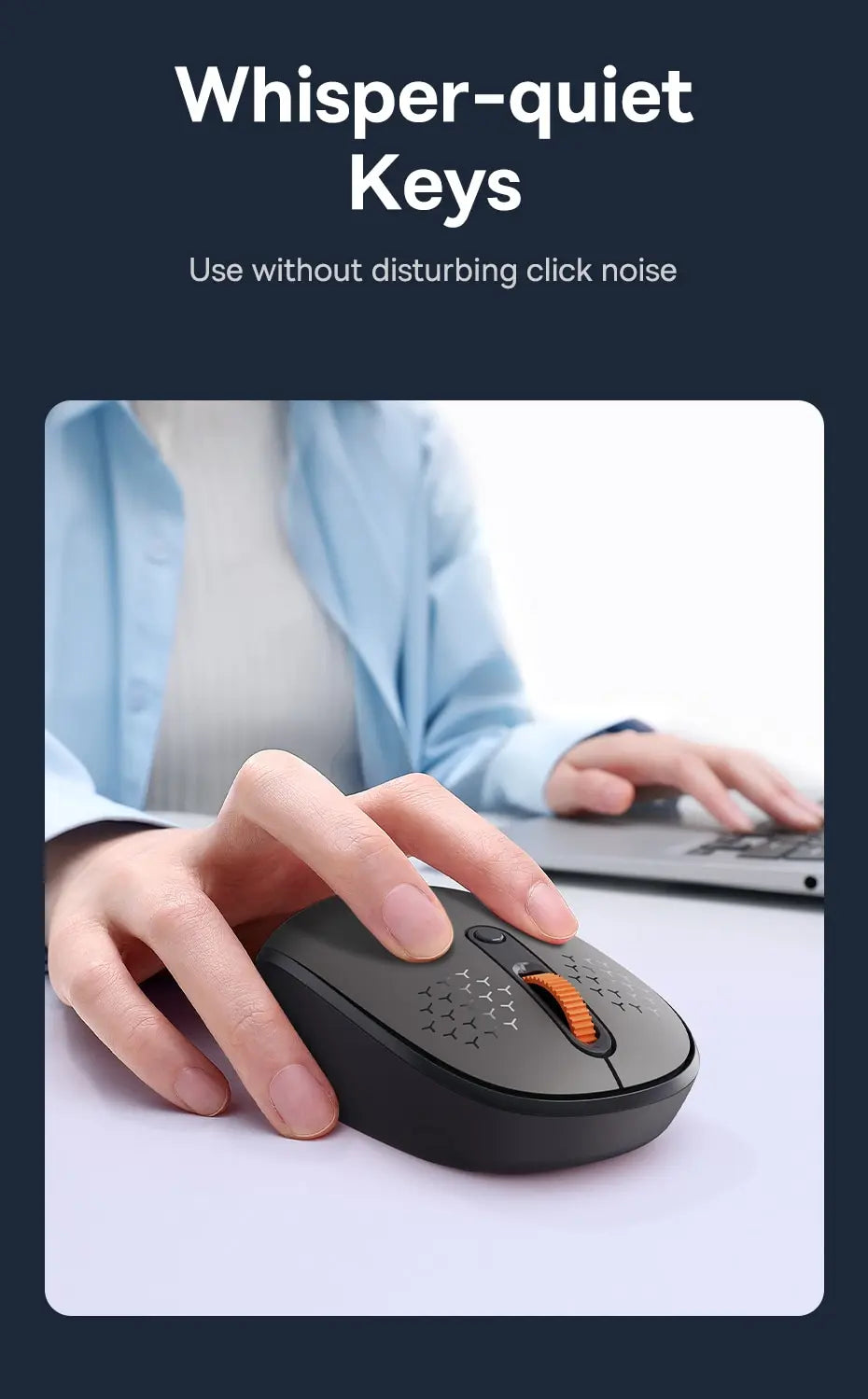 Baseus F01B Mouse Wireless Bluetooth 5.0