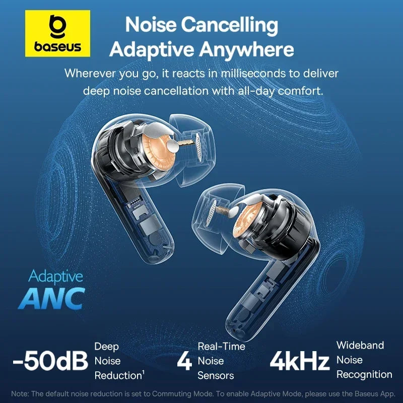 Baseus EP10 Pro ANC Wireless Bluetooth Earbuds
